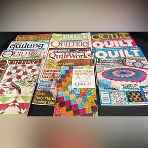 10 Quilting Magazines Bundle with Bonus